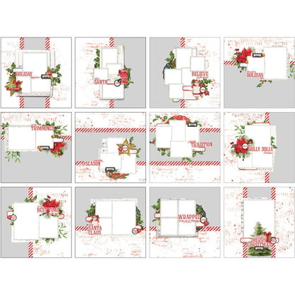 Christmas Spectacular Big Picture Album Kit / Kit para Armar Álbum Completo 8&quot; Navideño Albumes 49 and Market