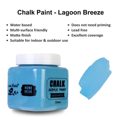 Chalk Paint Lagoon Breeze / Pintura a la Tiza Laguna Acrìlicos Little Birdie