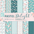 Pastel Delight Cardstock Pack 6" / Paquete de 24 Hojas de Cartulina Decorativa Papel Little Birdie