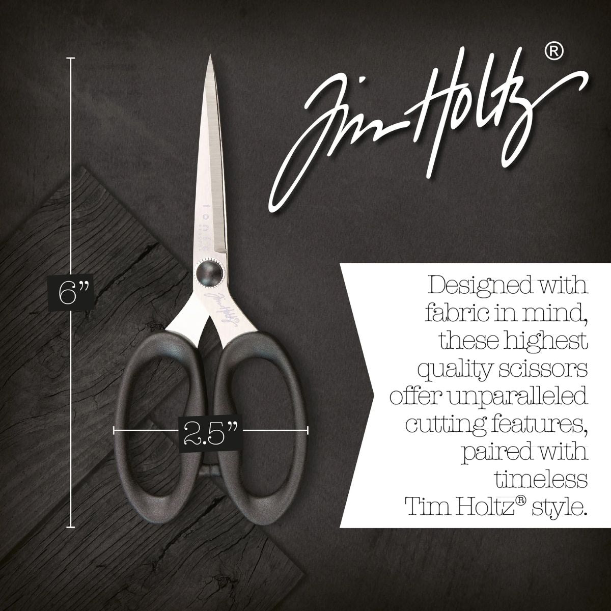 Tim Holtz Haberdashery Scissors 6&quot; / Tijeras de Mercería Tijeras / Cutters Tonic Studios