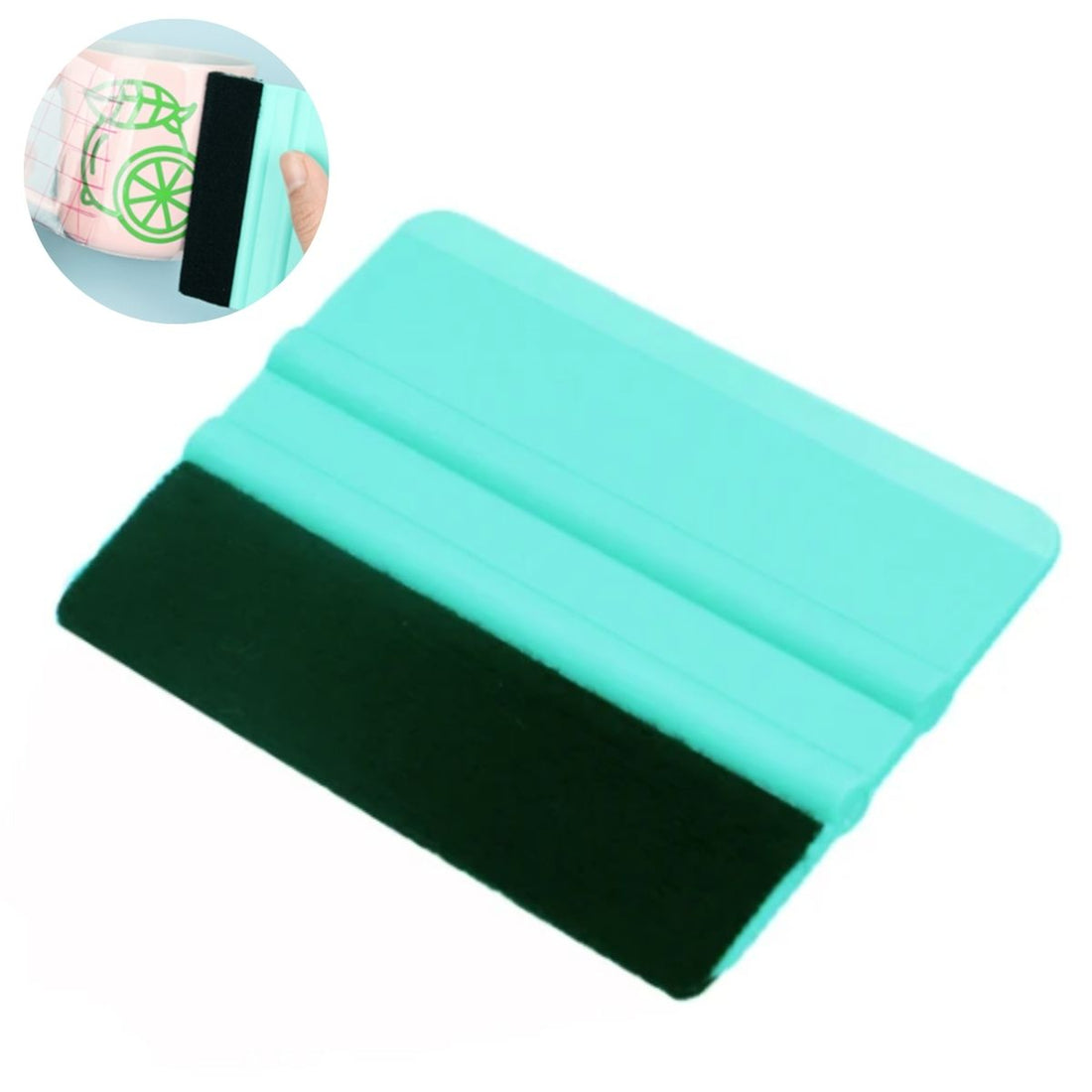 Squeegee Aqua  / Espátula Para Pegar Vinil Color Menta Herramientas Hobbees