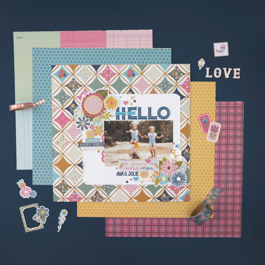 Joyful Notes Colección Completa Papel American Crafts