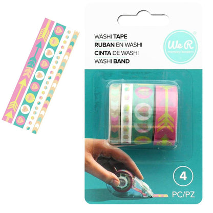 Washi Tape Pastel / 4 Cintas Adhesivas Colores Pastel Washi Tape We R Memory Keepers