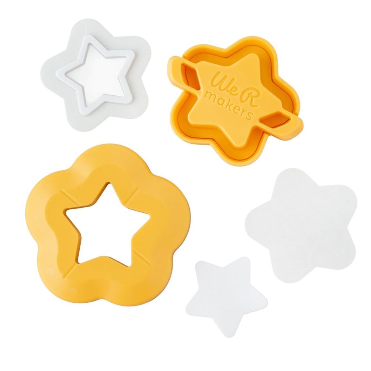 Button Press Star Puffy And Shaker Insert / Cartucho de Estrellas Button Press Accesorios We R Memory Keepers