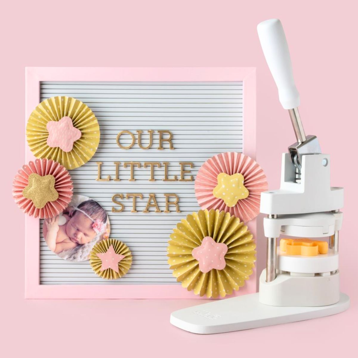 Button Press Star Puffy And Shaker Insert / Cartucho de Estrellas Button Press Accesorios We R Memory Keepers