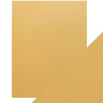 Pearlescent Cardstock Pearl Lemon Lustre / 5 Hojas de Cartulina Aperlada Limon PAPEL Tonic Studios