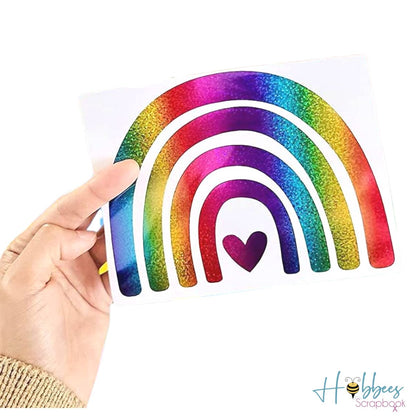 Holo Sparkle Vinyl Rainbow / Vinil Holográfico Arcoiris Viniles Teckwrap