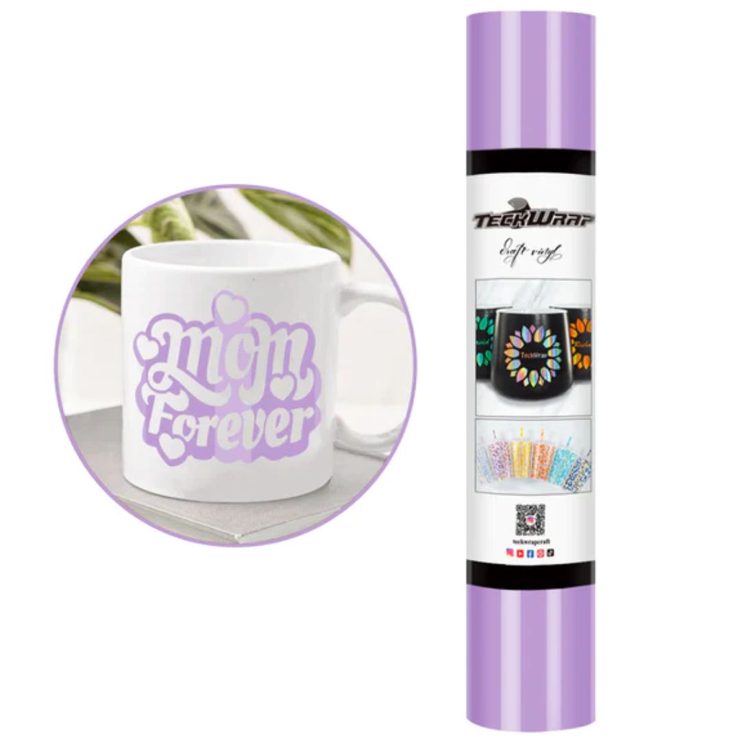 Glossy Vinyl Soft Lilac / Vinil Adhesivo Brilloso Lila Suave Viniles Teckwrap