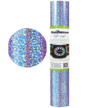 Holographic Opal Circle Pattern Adhesive Vinyl  / Vinilo Adhesivo Patrón Círculos Ópalo Holográfico Viniles Teckwrap