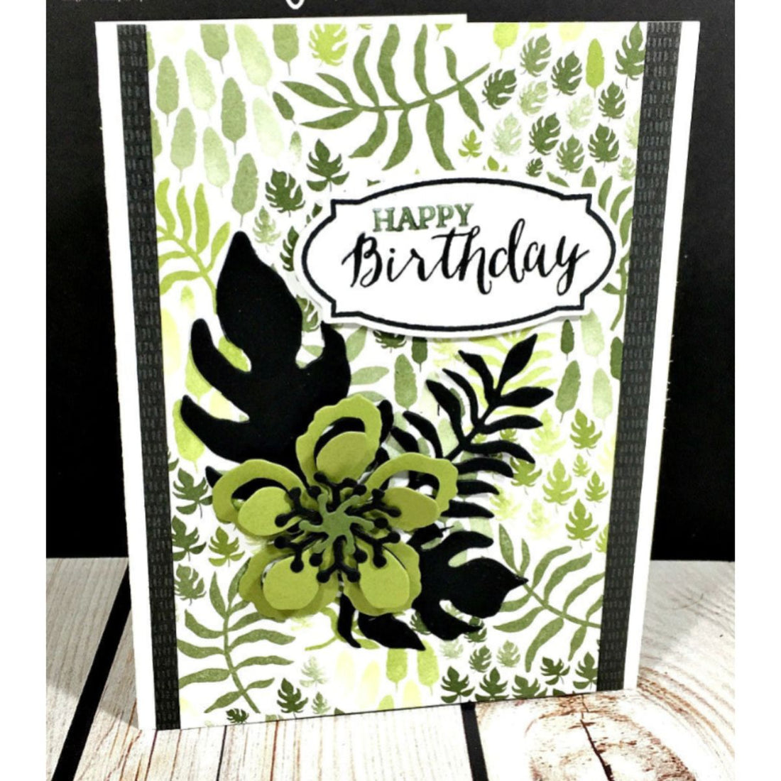 Botanical Stamps &amp; Dies Set / Kit de Sellos y Suajes de Naturaleza y Hojas Sellos Vicki Boutin