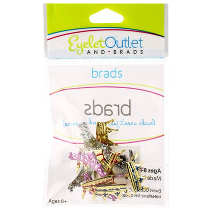 Crown Brads / Sujetadores de Coronas Adornos / Embellishments Eyelet Outlet