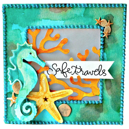 Shell Corner Brads / Sujetadores Estrella y Concha de Mar Adornos / Embellishments Eyelet Outlet