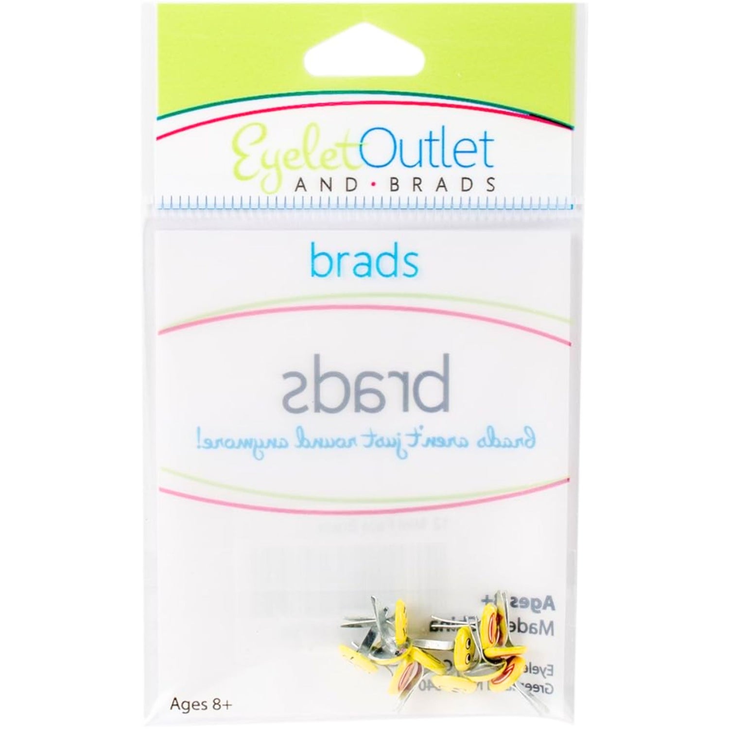 Emotion Brads / Brads de Caritas Adornos / Embellishments Eyelet Outlet