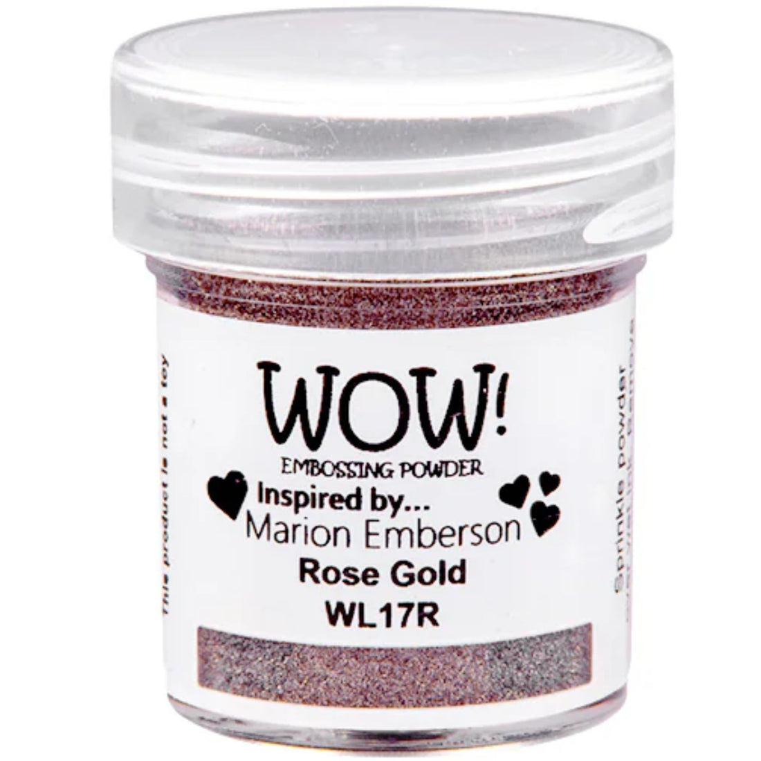 Rose Gold Embossing Powder / Polvo de Embossing Oro Rosa Polvos de Embossing Wow!