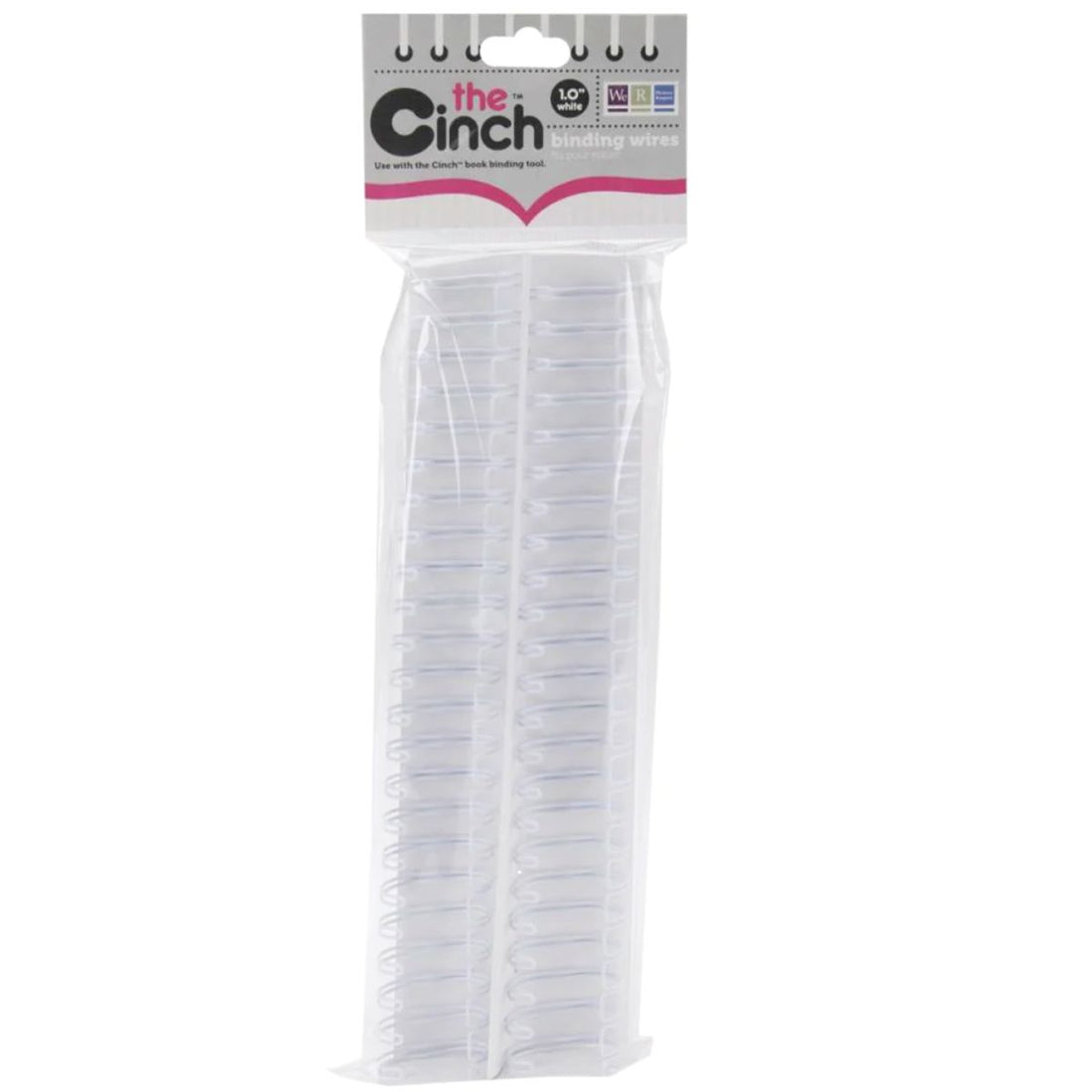 Cinch Wires White 1&quot; / Arillos para Engargolar Blancos 1&quot; Arillos para Engargolar We R Memory Keepers