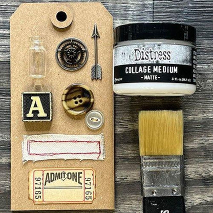 Distress Collage Brush 1.25&quot; / Brocha para Collage Tim Holtz Pinceles y Brochas Tim Holtz - Ranger