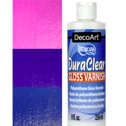 DuraClear Gloss Varnish 236ml / Barniz Brillante de Poliuretano Vitral DecoArt