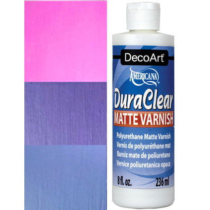 DuraClear Matte Varnish 236ml / Barniz Mate de Poliuretano Vitral DecoArt