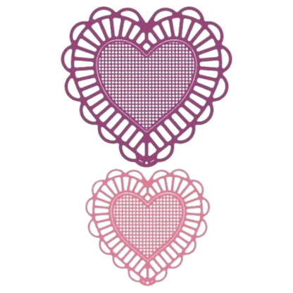 Suaje de corte de Corazon / Two of hearts Die Dados de Corte / Suajes / Troqueles Cheery Lynn Designs