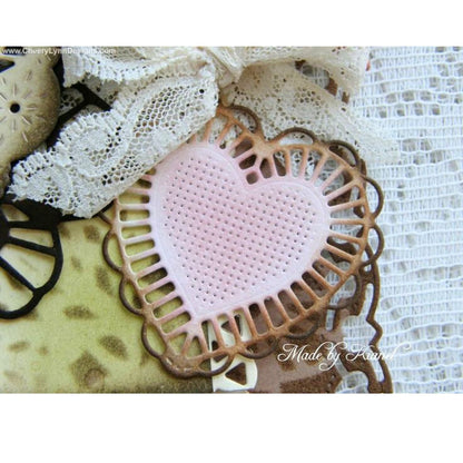 Suaje de corte de Corazon / Two of hearts Die Dados de Corte / Suajes / Troqueles Cheery Lynn Designs