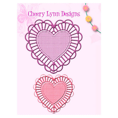 Suaje de corte de Corazon / Two of hearts Die Dados de Corte / Suajes / Troqueles Cheery Lynn Designs