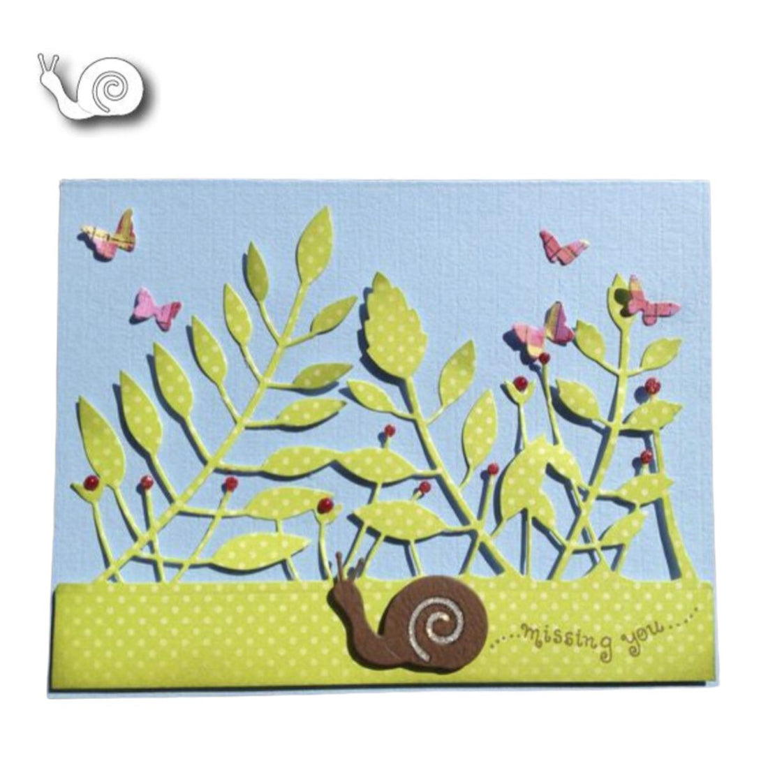 Suaje de Corte de Caracol / Forest Snail Dados de Corte / Suajes / Troqueles Memory Box