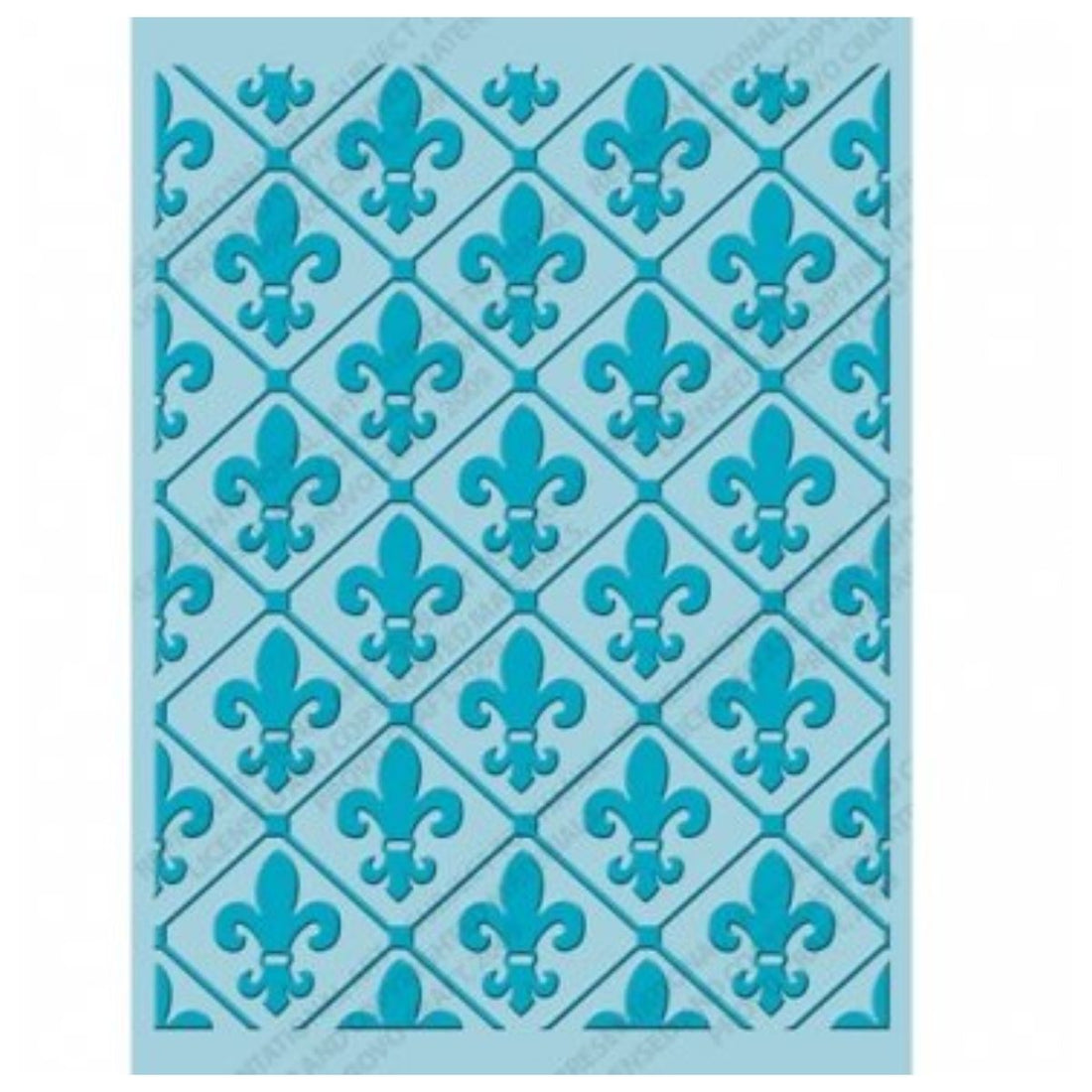 Folder de Grabado / Embossing Folder Fleur de Lis Folders de Grabado Cuttlebug