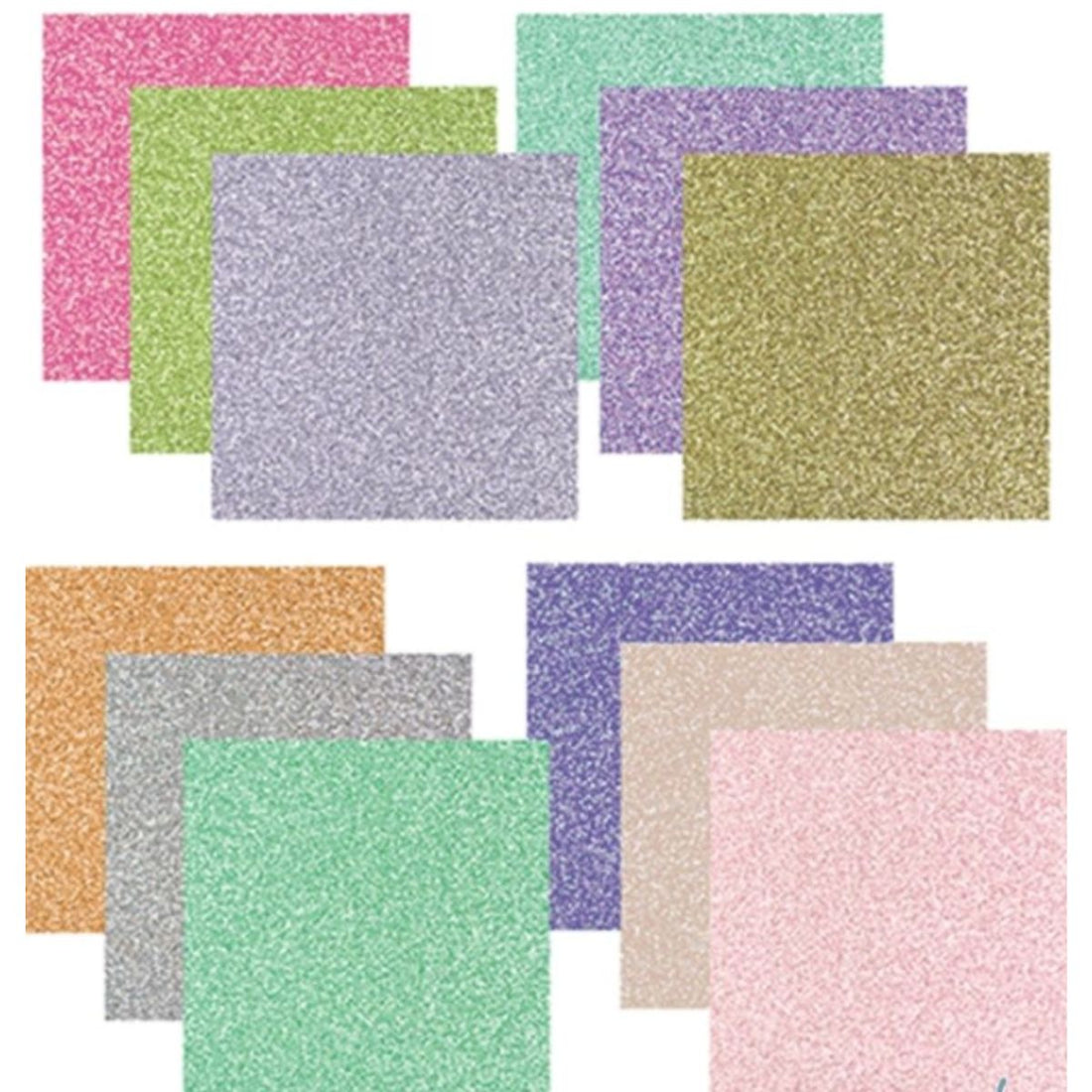 Glitzy Glitter Cardstock  / Block de Cartulina con Glitter Papel DCWV