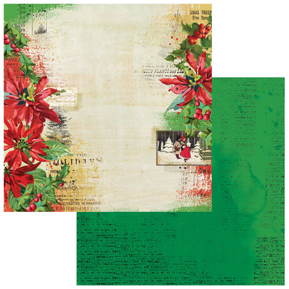 Christmas Spectacular Cardstock 12&quot; / Block de Cartulina Navideña Doble Cara Papel 49 and Market