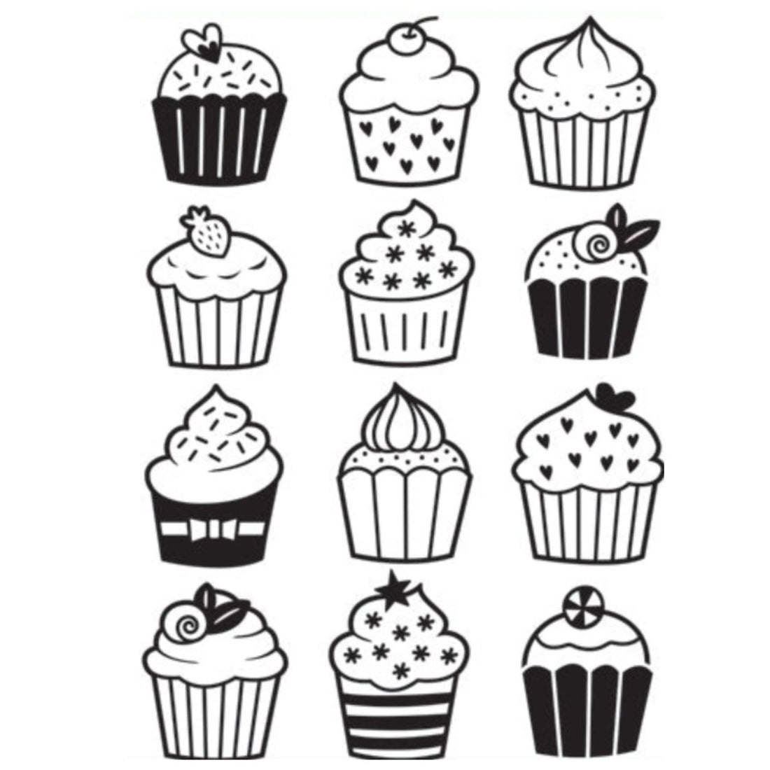 Embossing Folder Cupcake / Folder de Grabado Cupcake