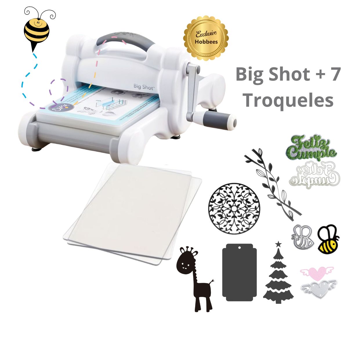 Big Shot Machine Pack con Troqueles Suajadoras / Troqueladoras Sizzix