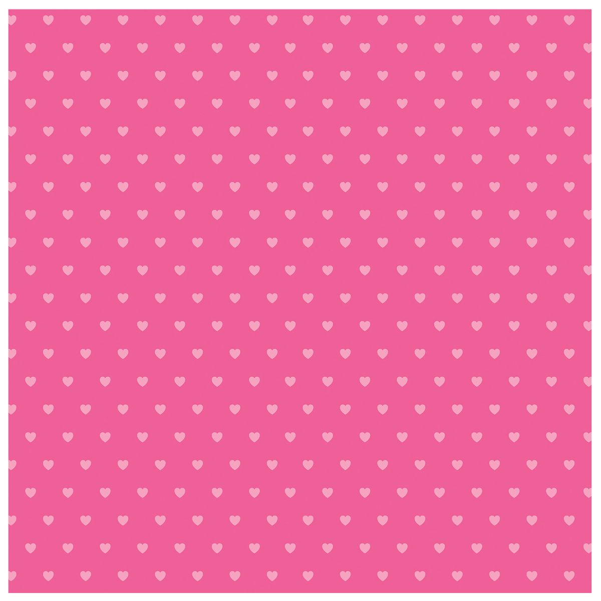 Dark Pink Hearts Cardstock / 1 Hoja de Cartulina Rosa con Corazones Papel, Hojas Sueltas Core&