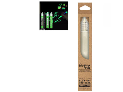 3D Crystal Lacquer Pen Glow-In-The-Dark / Laca Dimensional en Pluma Brilla en la Obscuridad Adhesivos / Pegamentos Hero Arts