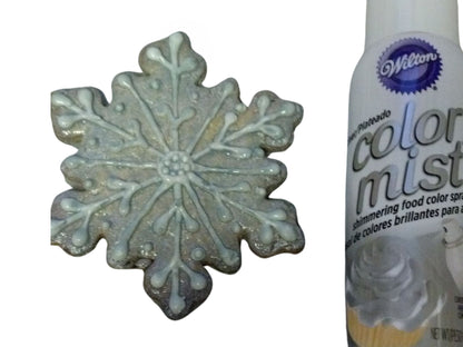 Shimmering Food Color Spray Silver / Aerosol de Colores Brillantes para Alimentos Plateado Repostería Wilton