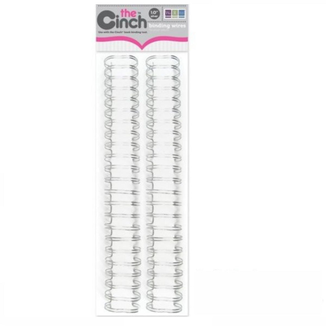 Cinch Bind Silver Wire 5/8&quot;/ Arillos Metálicos para Engargolar Plateados Arillos para Engargolar We R Memory Keepers