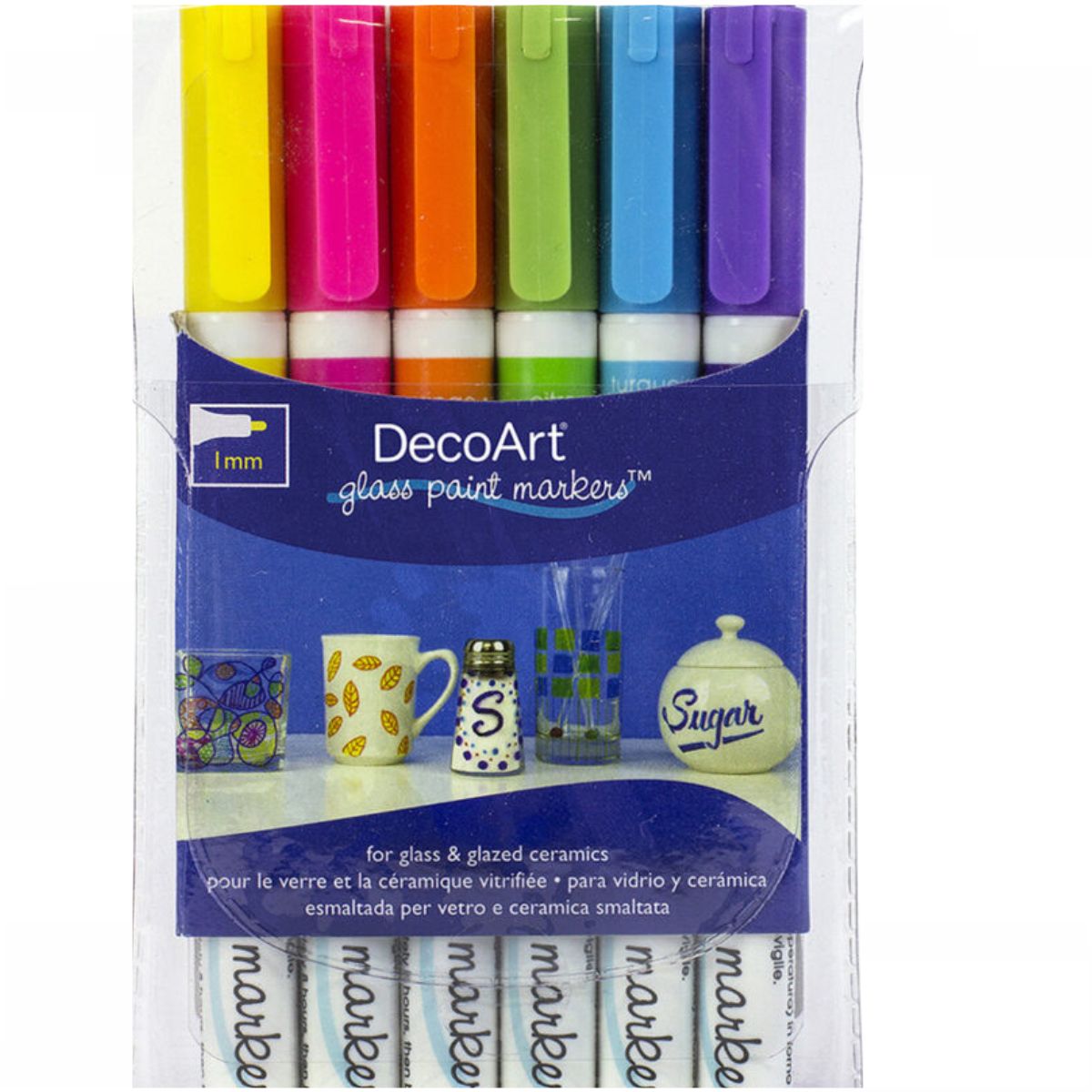 Glass Paint Marker Multi-Pack / Marcadores para Vidrio y Cerámica. Marcadores &amp; Plumones DecoArt