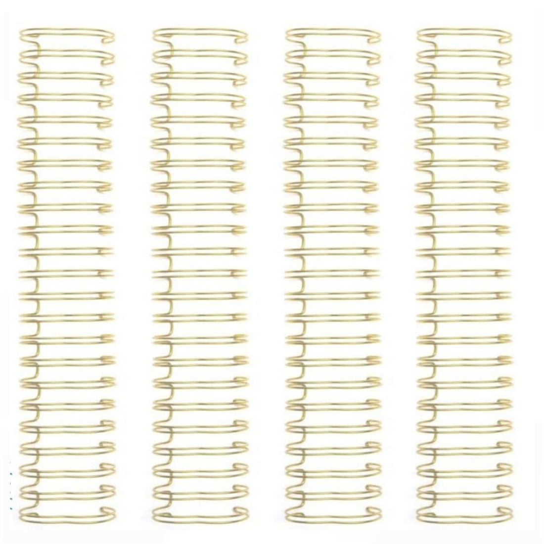 Cinch Wires Gold 1.25&quot; / 4 Arillos Dorados Arillos para Engargolar We R Memory Keepers