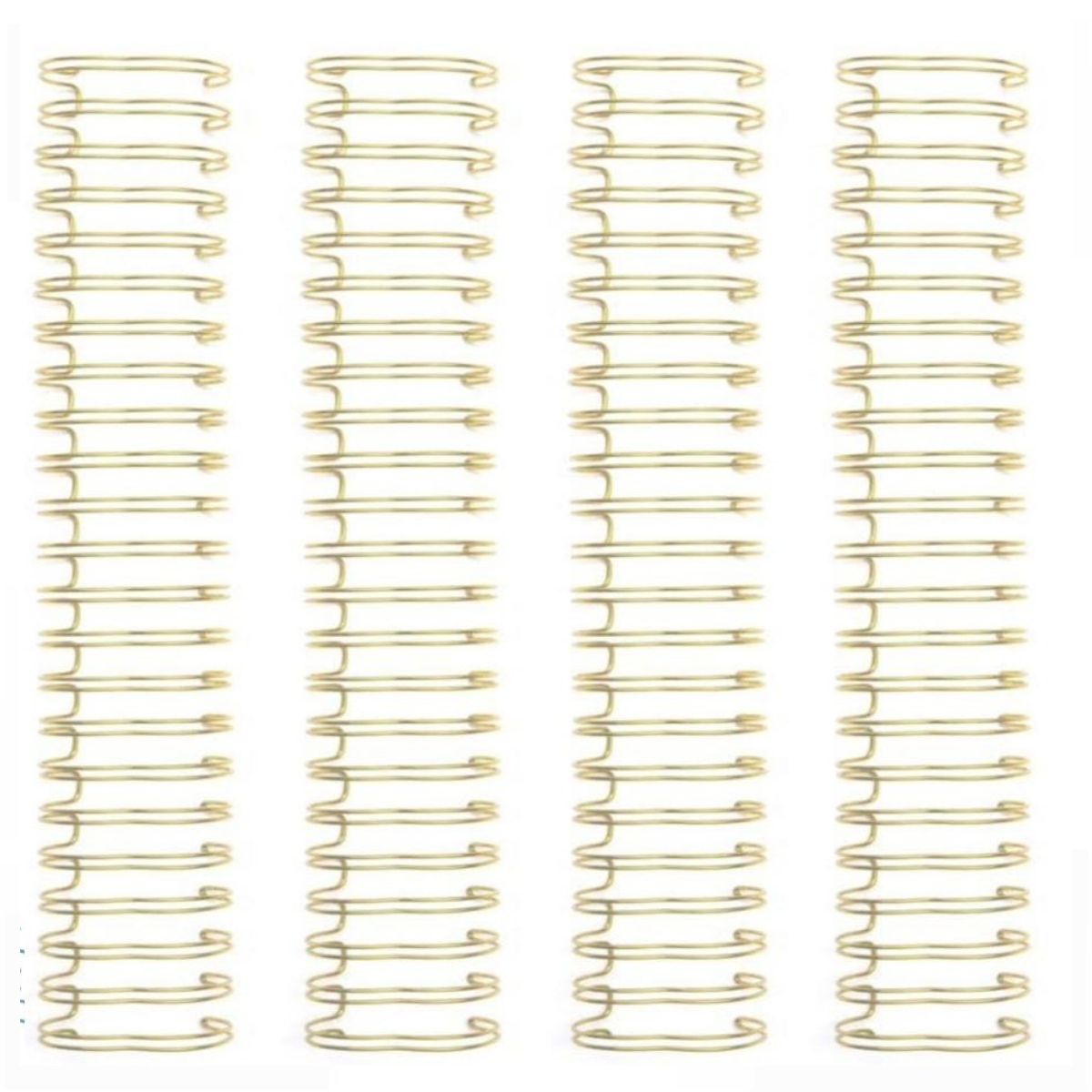 Cinch Wires Gold 1.25&quot; / 4 Arillos Dorados Arillos para Engargolar We R Memory Keepers