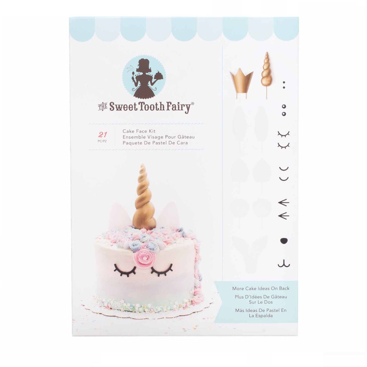 Cake Face Kit / Kit Para Decorar Pasteles Repostería Sweet Tooth Fairy