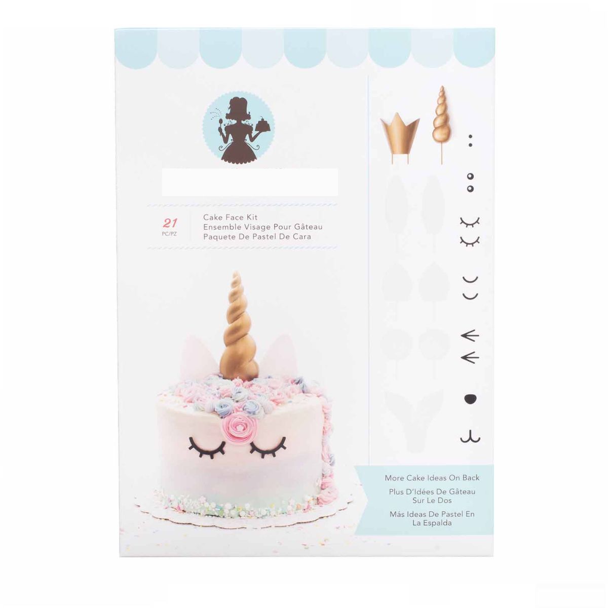 Cake Face Kit / Kit Para Decorar Pasteles Repostería Sweet Tooth Fairy