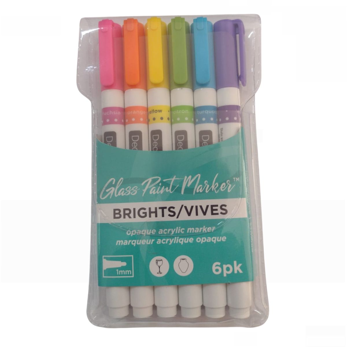 Glass Paint Marker Multi-Pack / Marcadores para Vidrio y Cerámica. Marcadores &amp; Plumones DecoArt