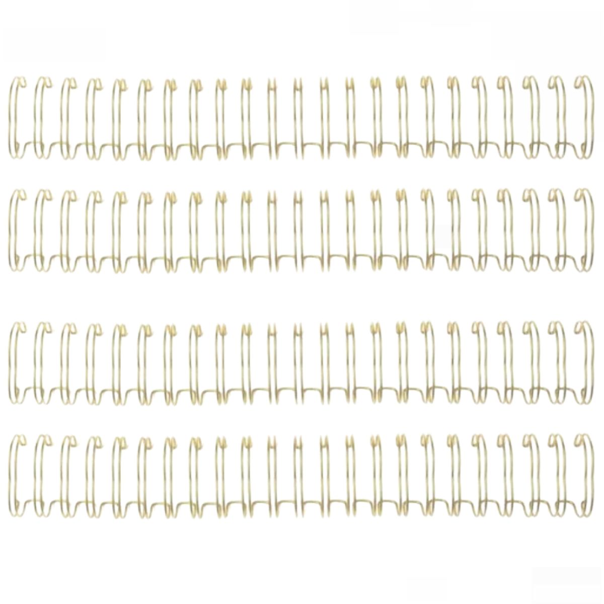 Cinch Wires Gold 0.625&quot; / 4 Arillos Metálicos Dorados Arillos para Engargolar We R Memory Keepers