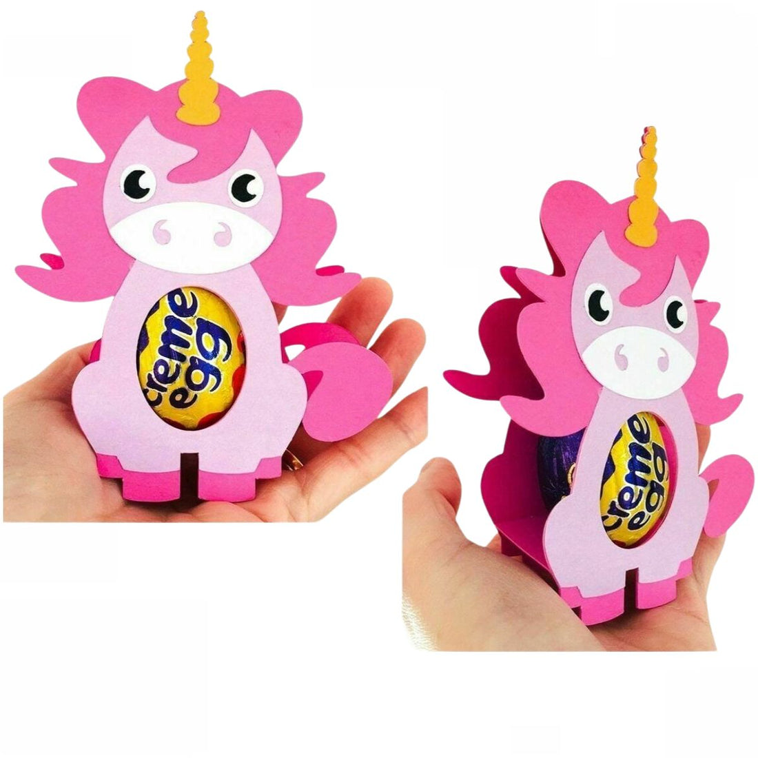 Suaje de Cajita Unicornio para Huevo Kinder Dados de Corte / Suajes / Troqueles Hobbees