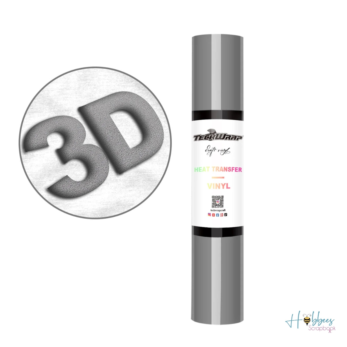 Teckwrap Vinil Termoadhesivo 3D Plata Plotter Cortar Inflable - Hobbees