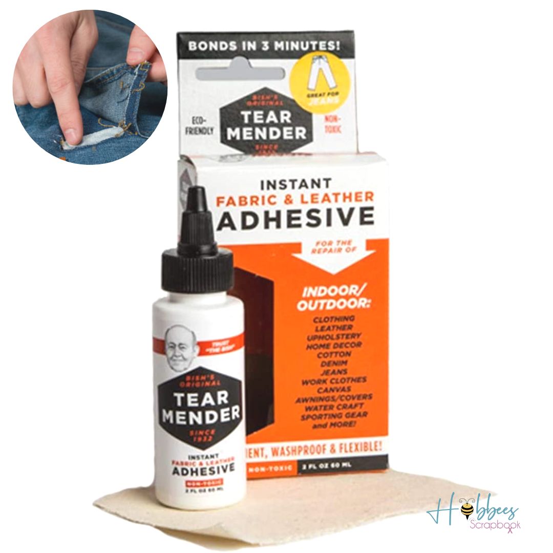 Tear Mender Adhesive / Adhesivo Para Reparar Tela y Cuero