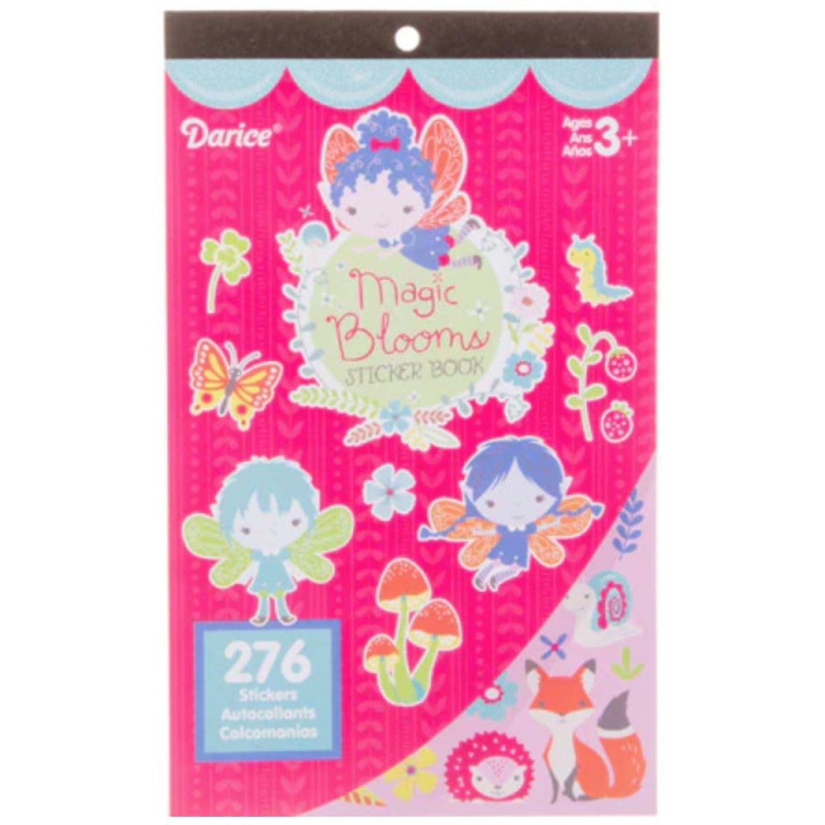 Sticker Book for Kids Magic Blooms / Libro con 276 Estampas Hadas y Flores Stickers Darice