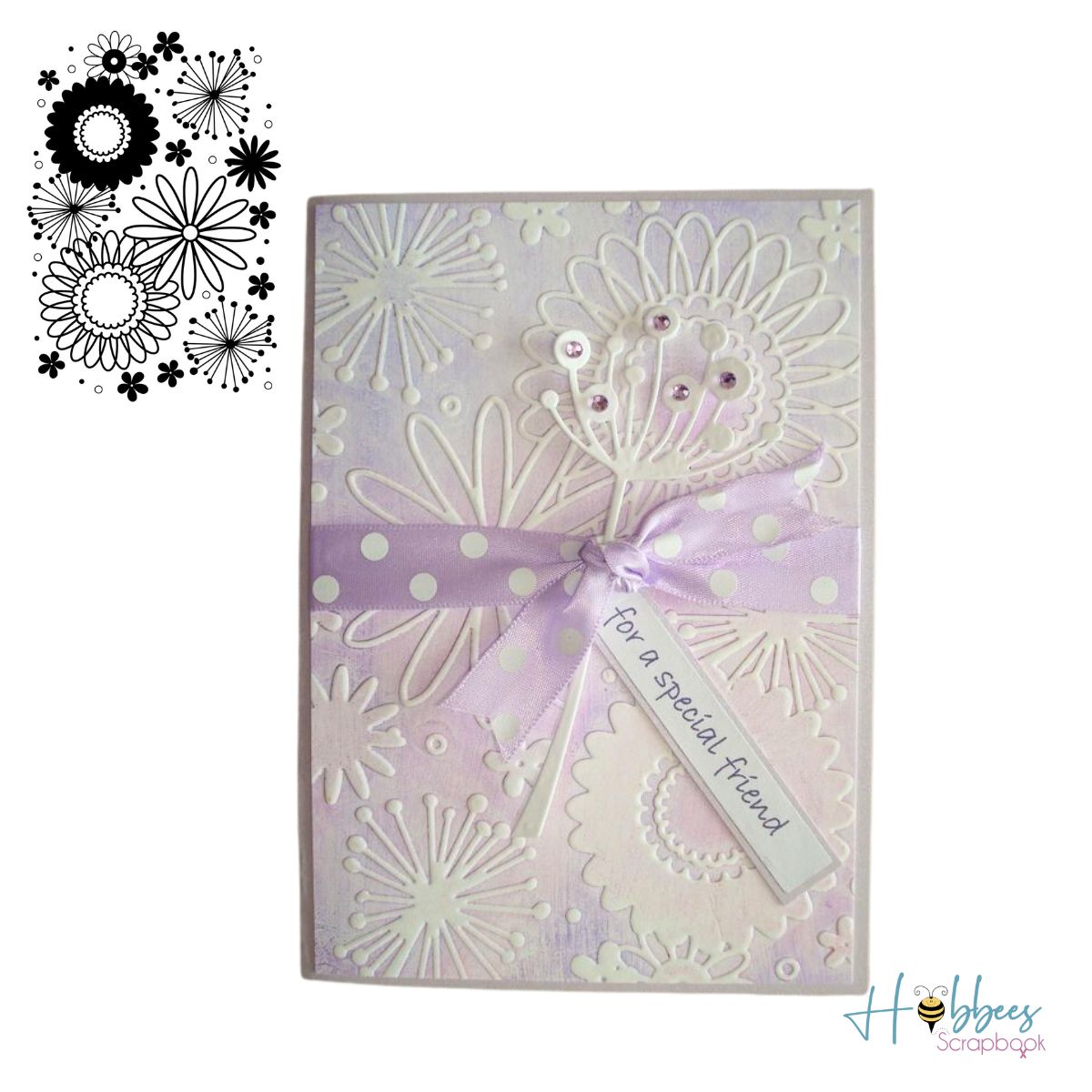 Flower Frenzy Embossing Folder / Folder de Grabado Flores Frenesí Folders de Grabado Darice