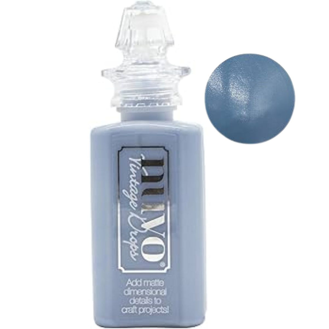 Vintage Drops Bonnie Blue / Pintura 3D Vintage Azul Adornos / Embellishments Nuvo