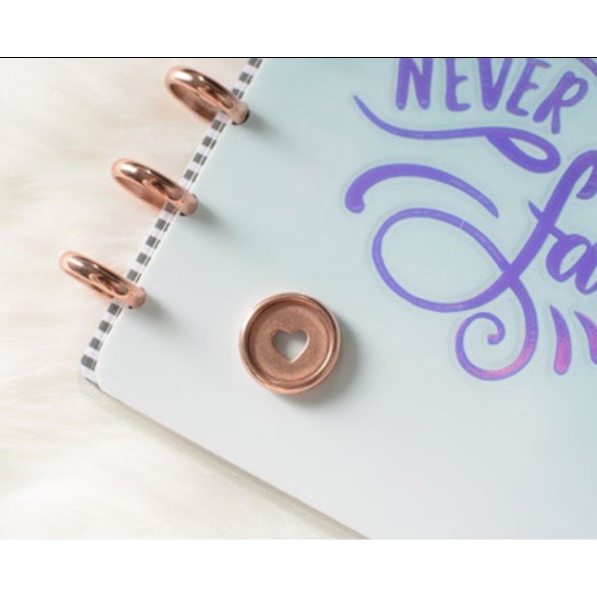 Happy Planner Mini Metal Discs Rose Gold / Mini Anillos Metálicos para Agendas Planificadoras Oro Rosa Discos para Planners Me &amp; My Big Ideas