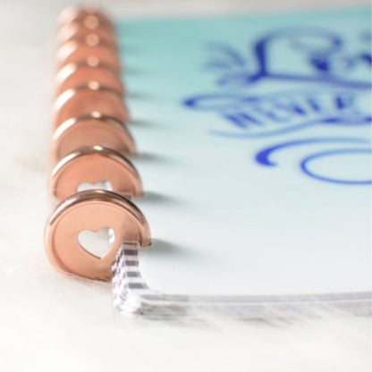 Happy Planner Mini Metal Discs Rose Gold / Mini Anillos Metálicos para Agendas Planificadoras Oro Rosa Discos para Planners Me &amp; My Big Ideas